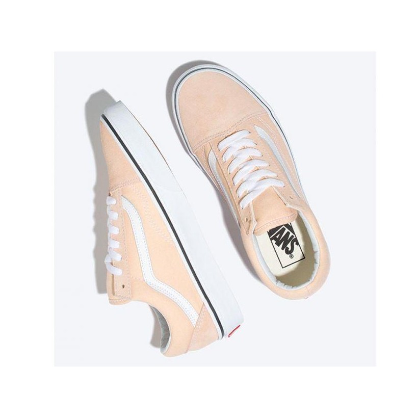 Bleached Apricot/True White - Colour Theory Old Skool Sale Shoes by Vans