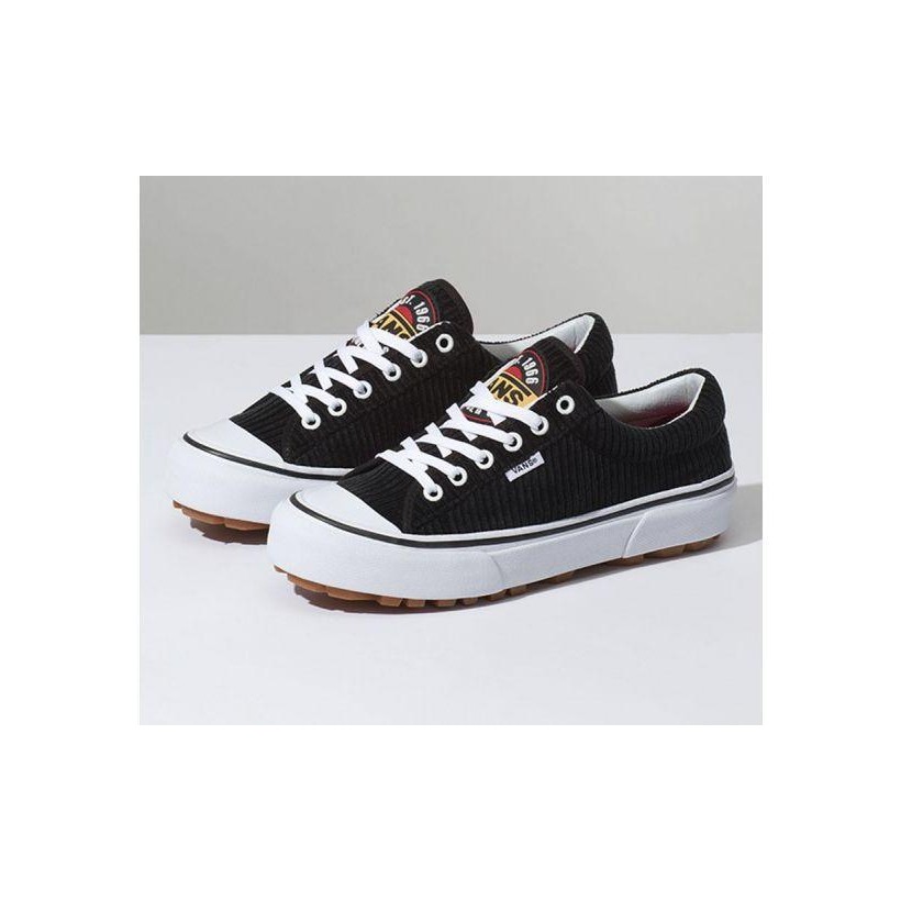 (Design Assembly) Black/True White - Corduroy Style 29 Design Assembly Sale Shoes by Vans