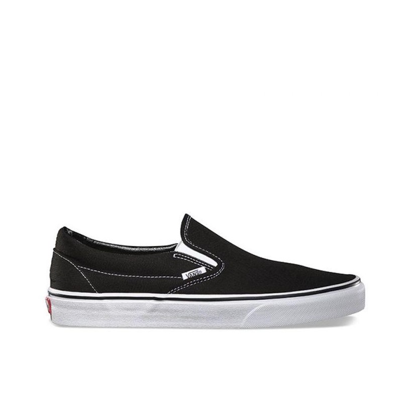 - - CLASSIC SLIP-ONS BLACK/WHITE Sale Shoes by Vans
