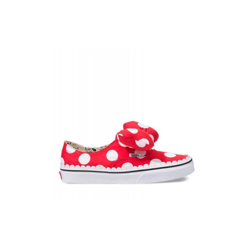 (Disney) Minnie's Bow/True White - Disney X Vans Kids Minnie's Bow Authentic Sale Shoes by Vans
