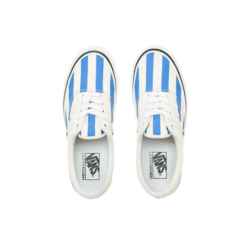 (Anaheim Factory) Og White/Og Blue/Big Stripes - Era 95 DX OG White/Blue Sale Shoes by Vans