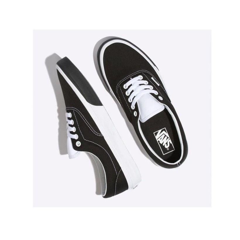 (Color Block) Black/True White - Era Colour Block Black/White Sale Shoes by Vans