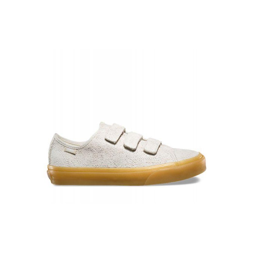 (Fuzzy Suede) Birch - Fuzzy Suede Style 23 V Sale Shoes by Vans