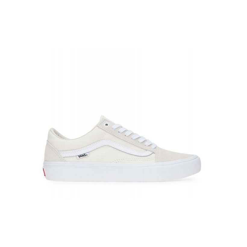 White - Old Skool Pro White Sale Shoes by Vans