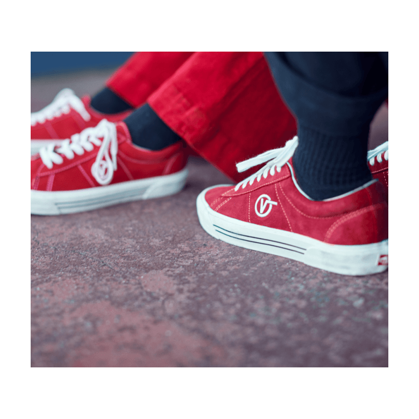 (Anaheim Factory) Og Red/Suede - SID DX ANAHEIM OG RED Sale Shoes by Vans
