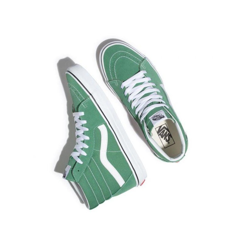 Deep Grass Green/True White - SK8-Hi Sale Shoes by Vans