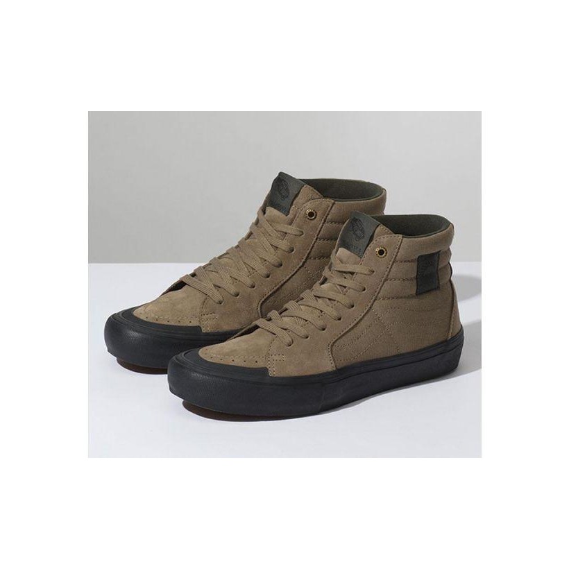 (Dakota Roche) Covert Green/Black - Sk8-Hi Pro Dakota Roche Sale Shoes by Vans