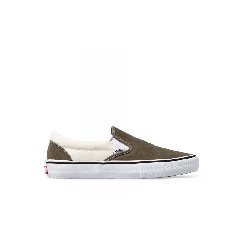 Dusky Green/Marshmallow - Slip On Pro Sale Shoes by Vans