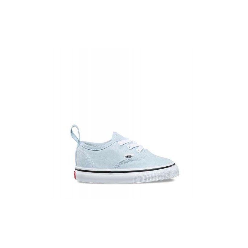 Baby Blue/True White - Toddler Authentic Elastic Lace Sale Shoes by Vans