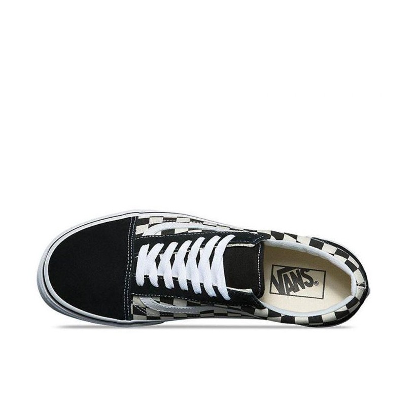 (Primary Check) Black/White - YOUTH OLD SKOOL PRIMARY CHECK BLACK Sale Shoes by Vans