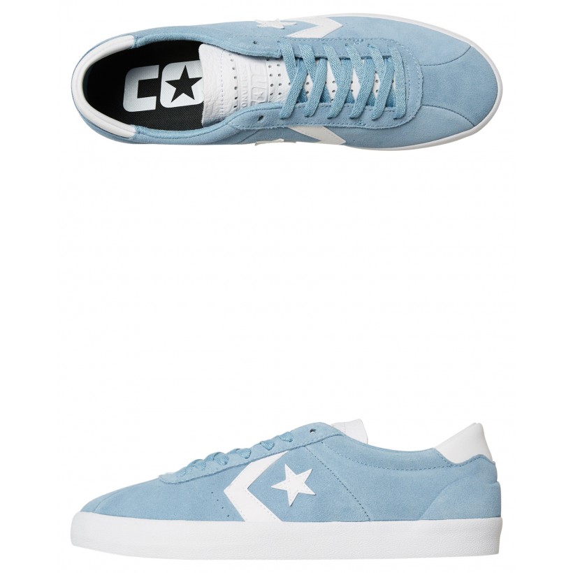 Mens Breakpoint Pro Suede Shoe Washed Denim By CONVERSE