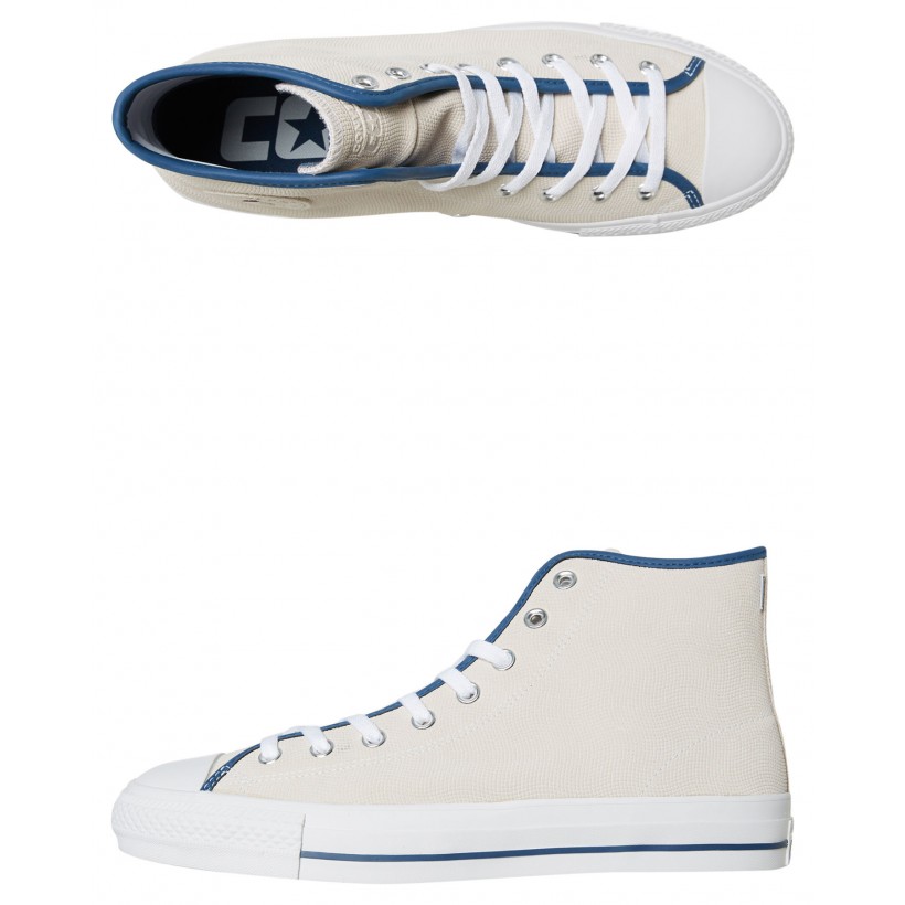 Mens Chuck Taylor All Star Pro Suede Shoe White Mason Blue