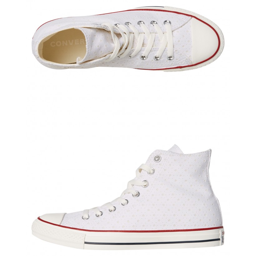 Mens Chuck Taylor All Star Hi Shoe White By CONVERSE