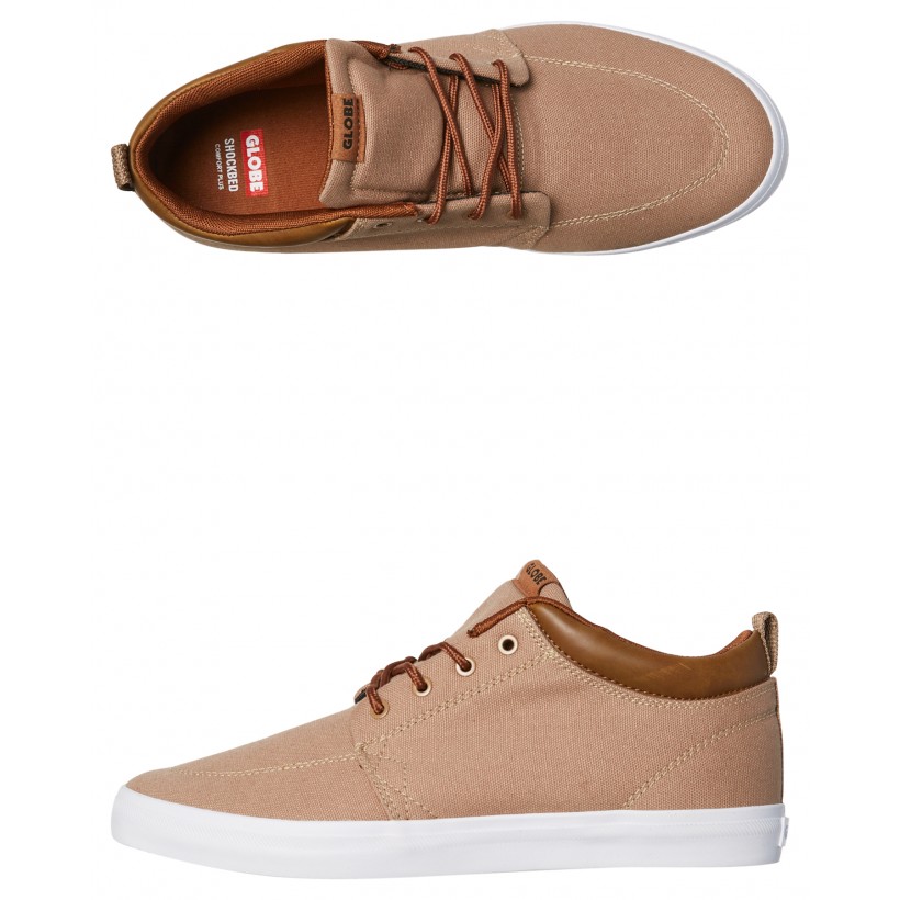 Gs Chukka Shoe Woodsmoke Brown By GLOBE