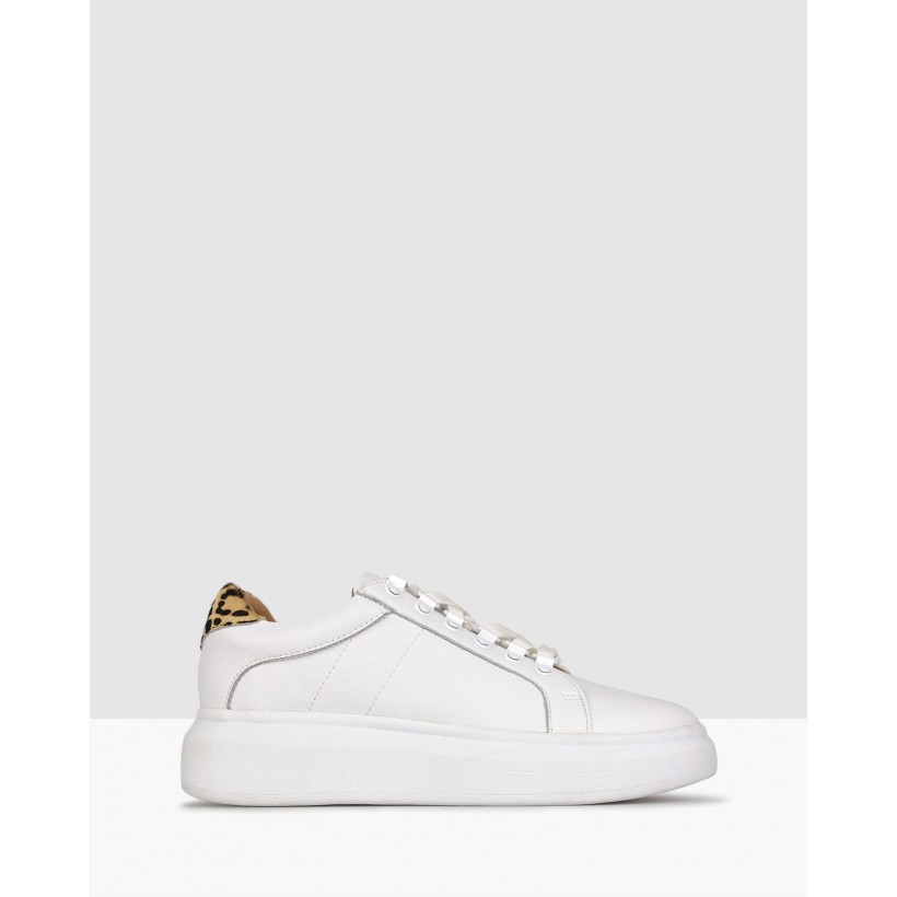 Torque Leather Lifestyle Sneakers White by Zu