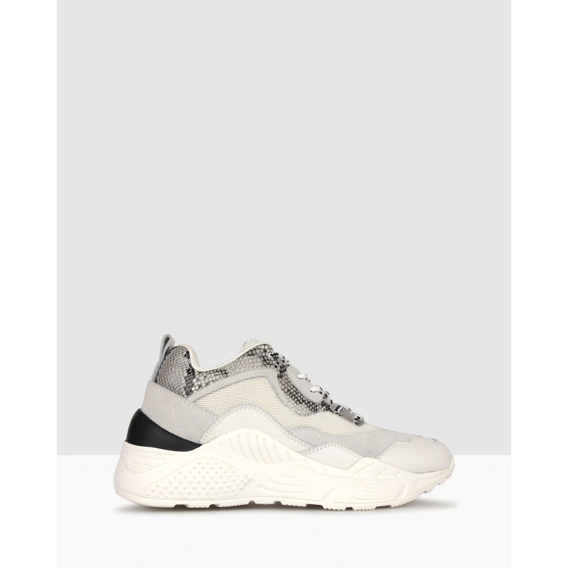 Scorch Leather Lifestyle Sneakers White Multi by Zu