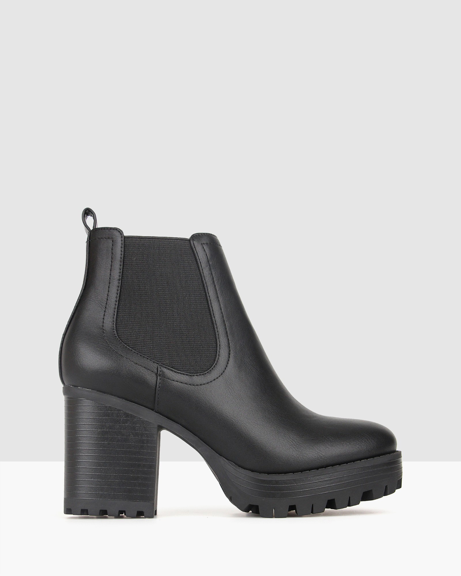 Edge Chunky Ankle Boots Black by Betts | ShoeSales