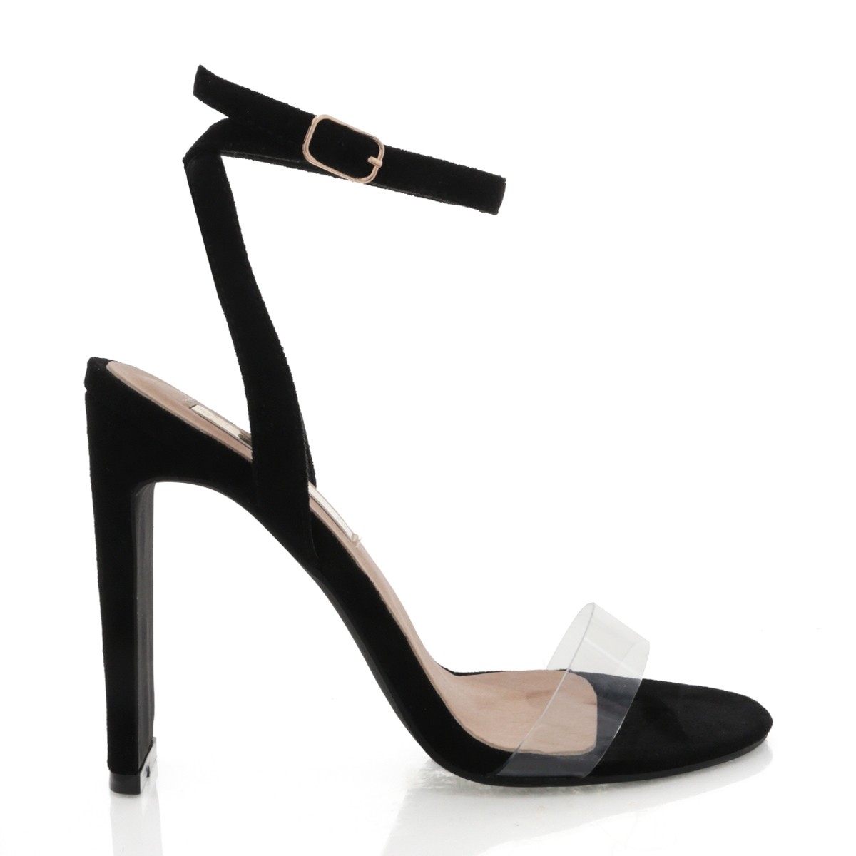 New Look Black Satin Bow Detail Stiletto Heel Sandals | littlewoods.com