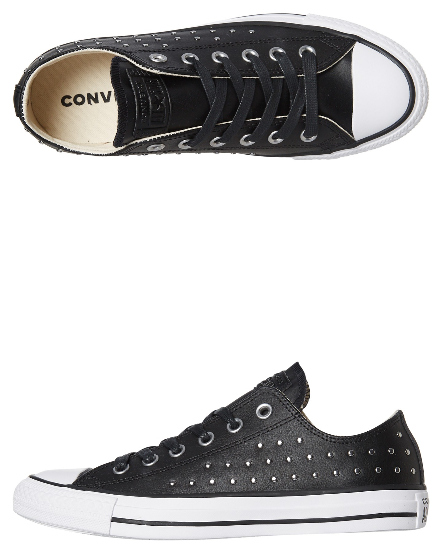 Chuck Taylor All Star Leather Stud Shoe 