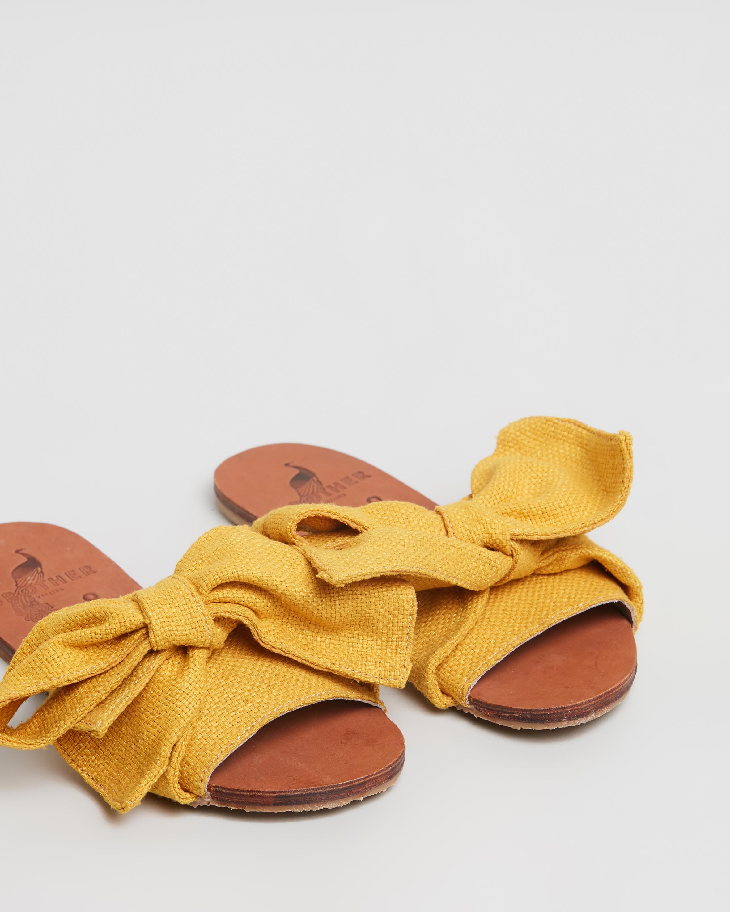 Burkina Sandals Golden Jute by Brother Vellies | ShoeSales