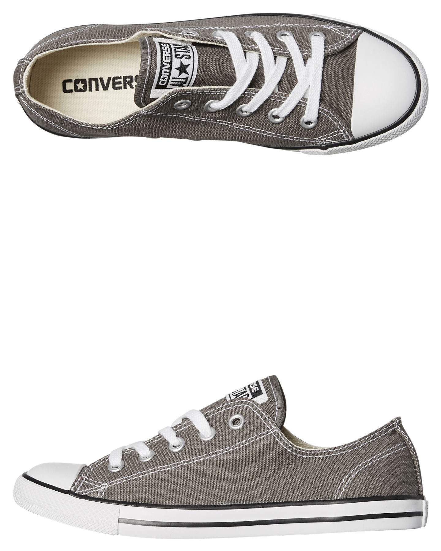 womens charcoal converse