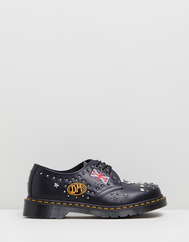 1461 Rockabilly - Unisex Black Smooth by Dr Martens | ShoeSales