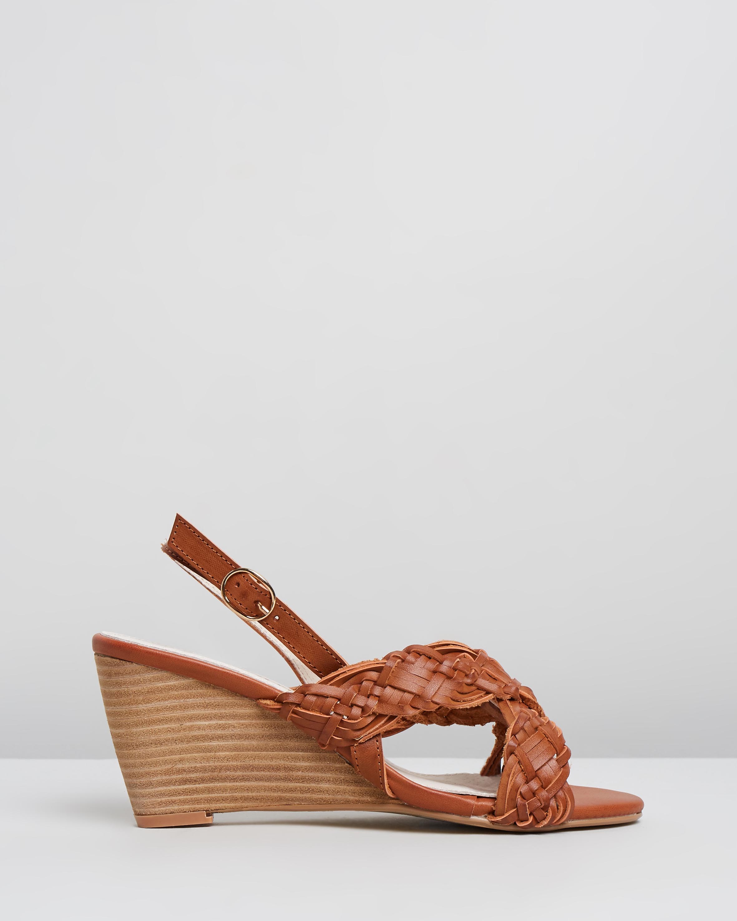 Alice Wedges Tan by Walnut Melbourne | ShoeSales