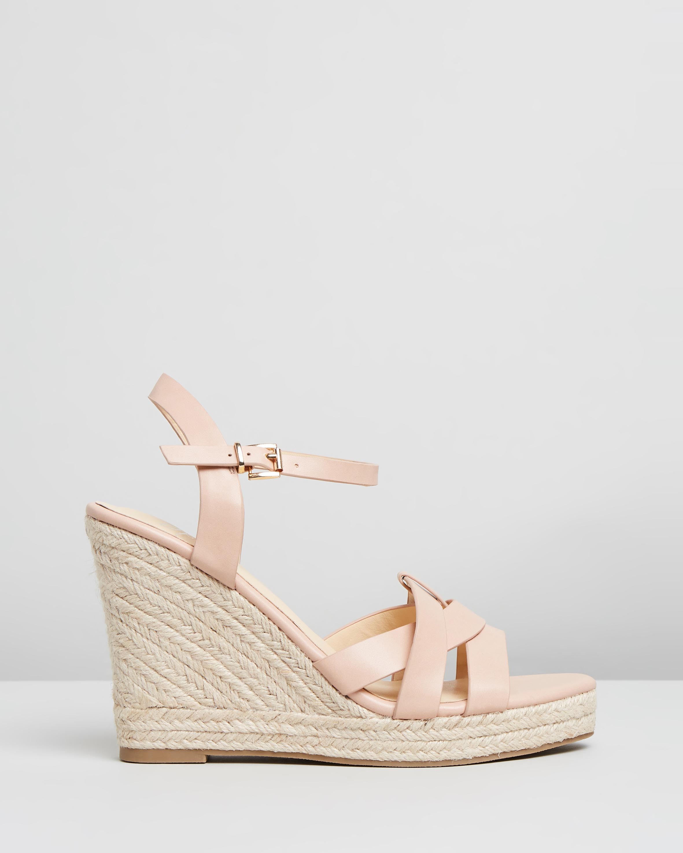 Amanda Wedges Blush Smooth by Spurr | ShoeSales