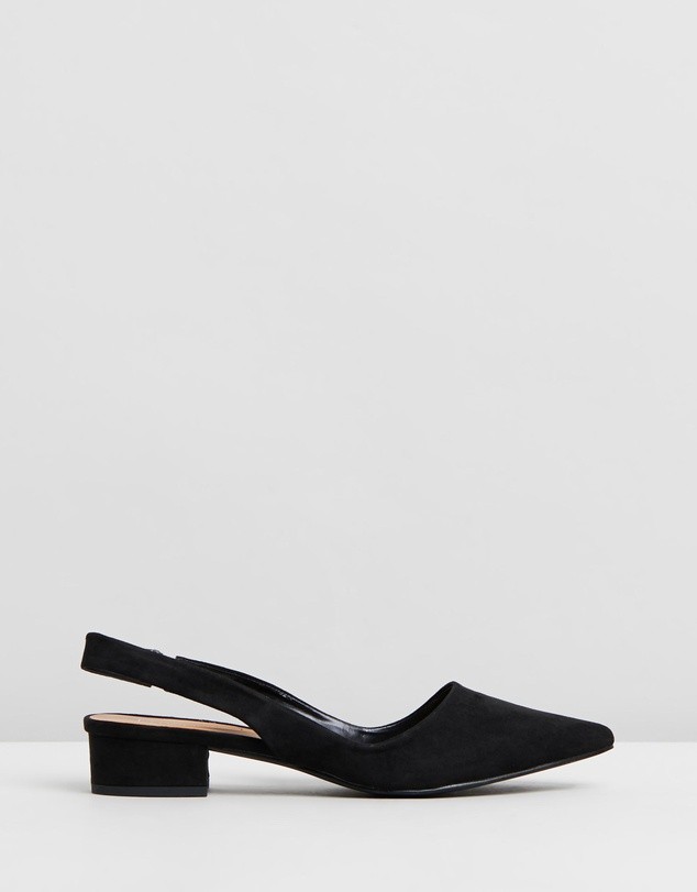 Audrey Black Suede by Therapy | ShoeSales