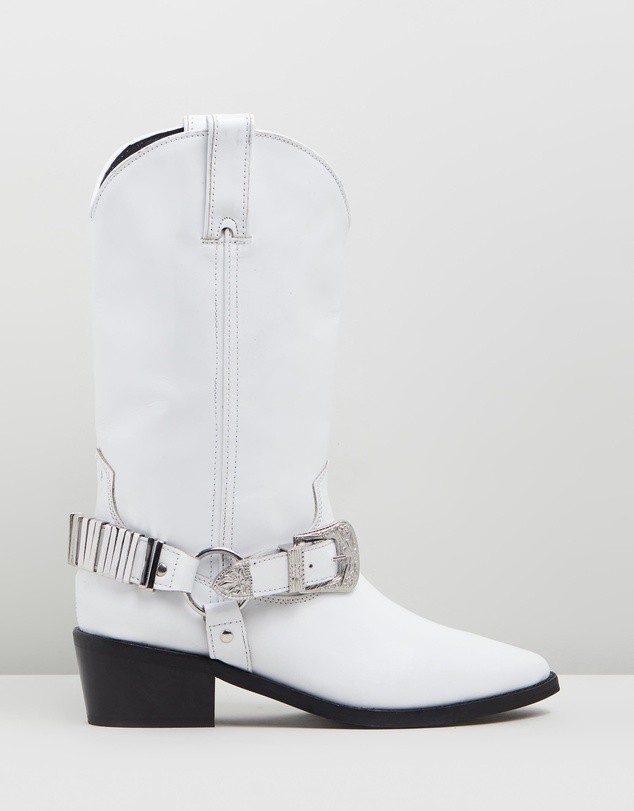 White cowboy sale boots topshop