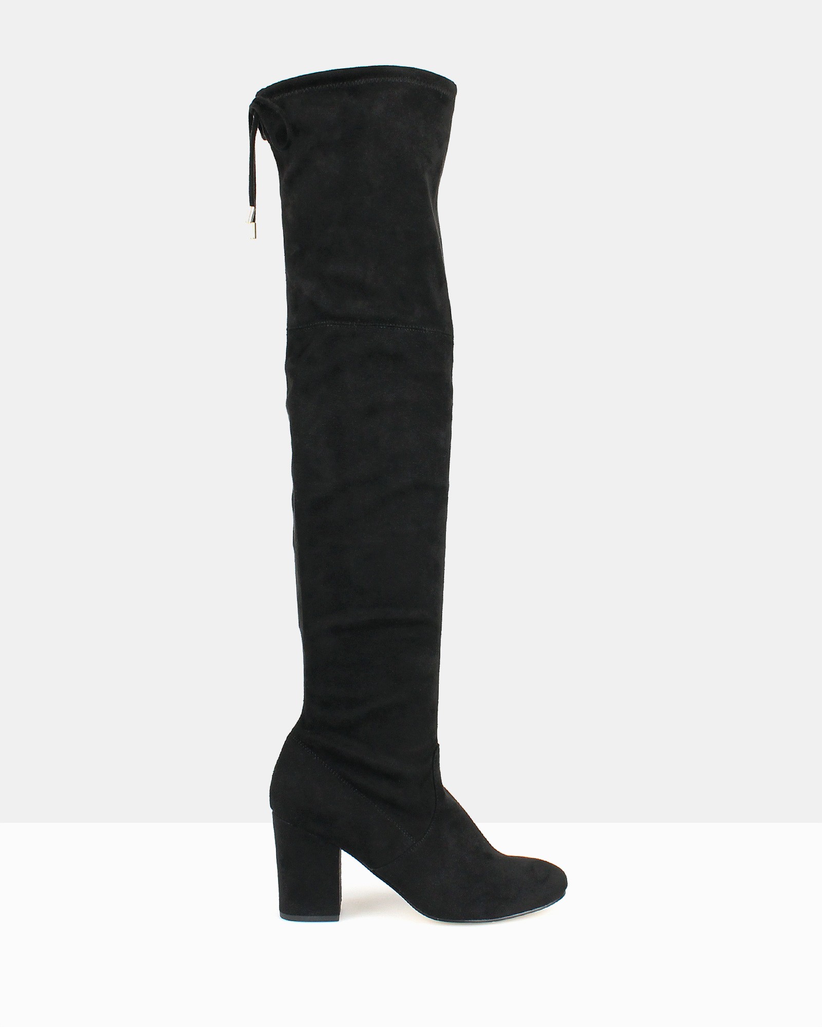 Bold Over-The-Knee Boots Black by Betts | ShoeSales