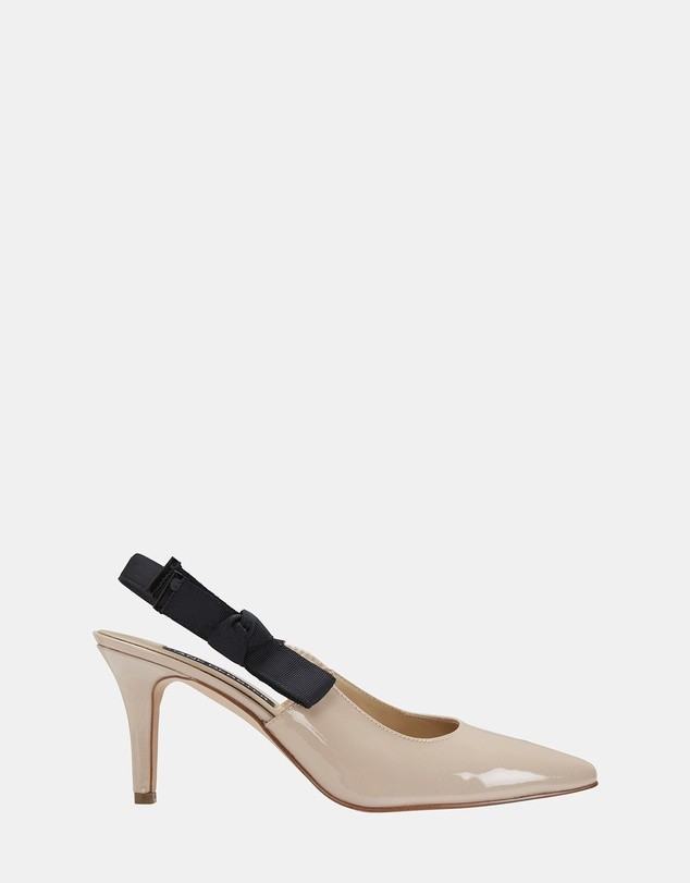 Casandra NUDE PATENT by Jane Debster | ShoeSales