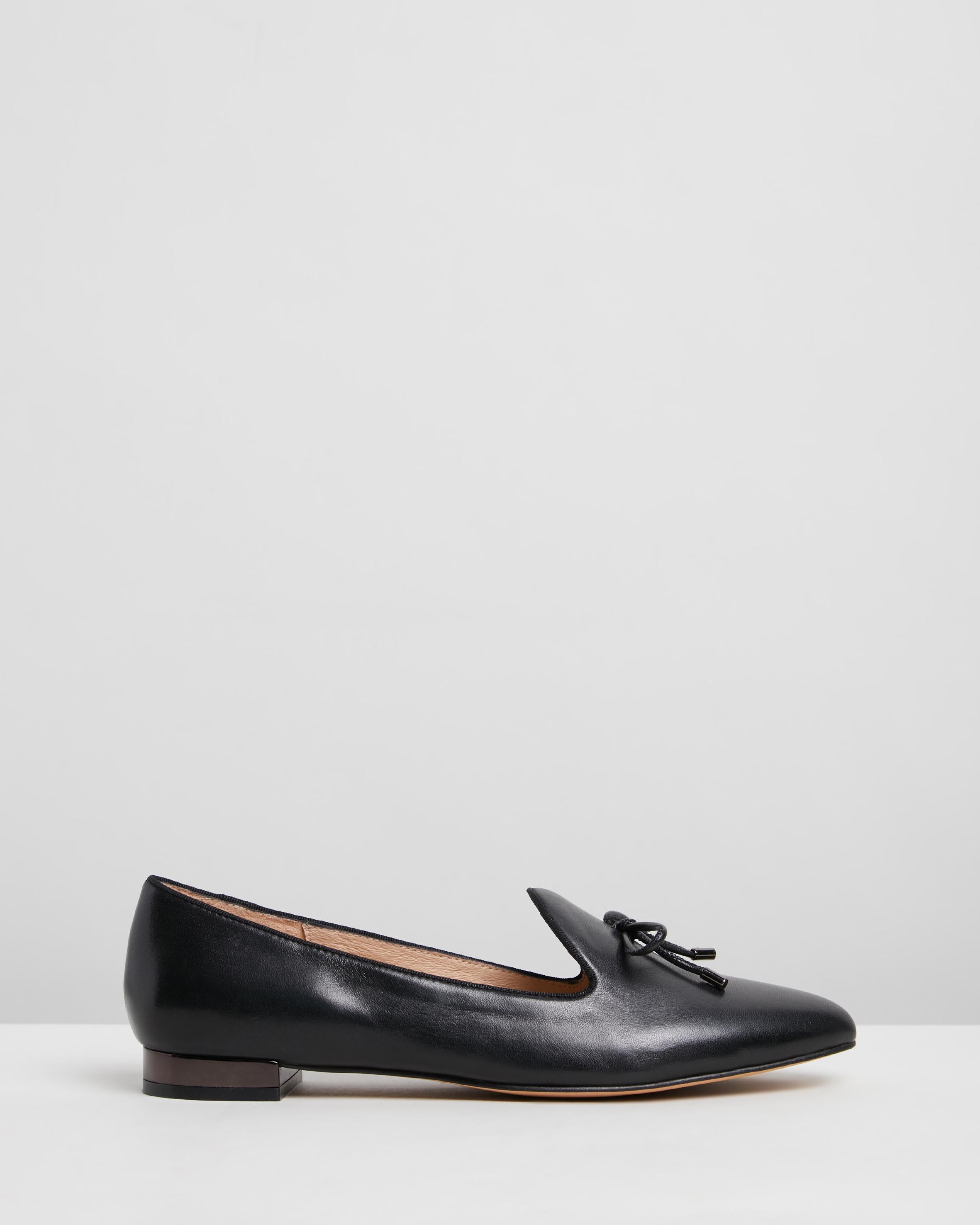 Claudia Loafers Black Leather by Jo Mercer | ShoeSales