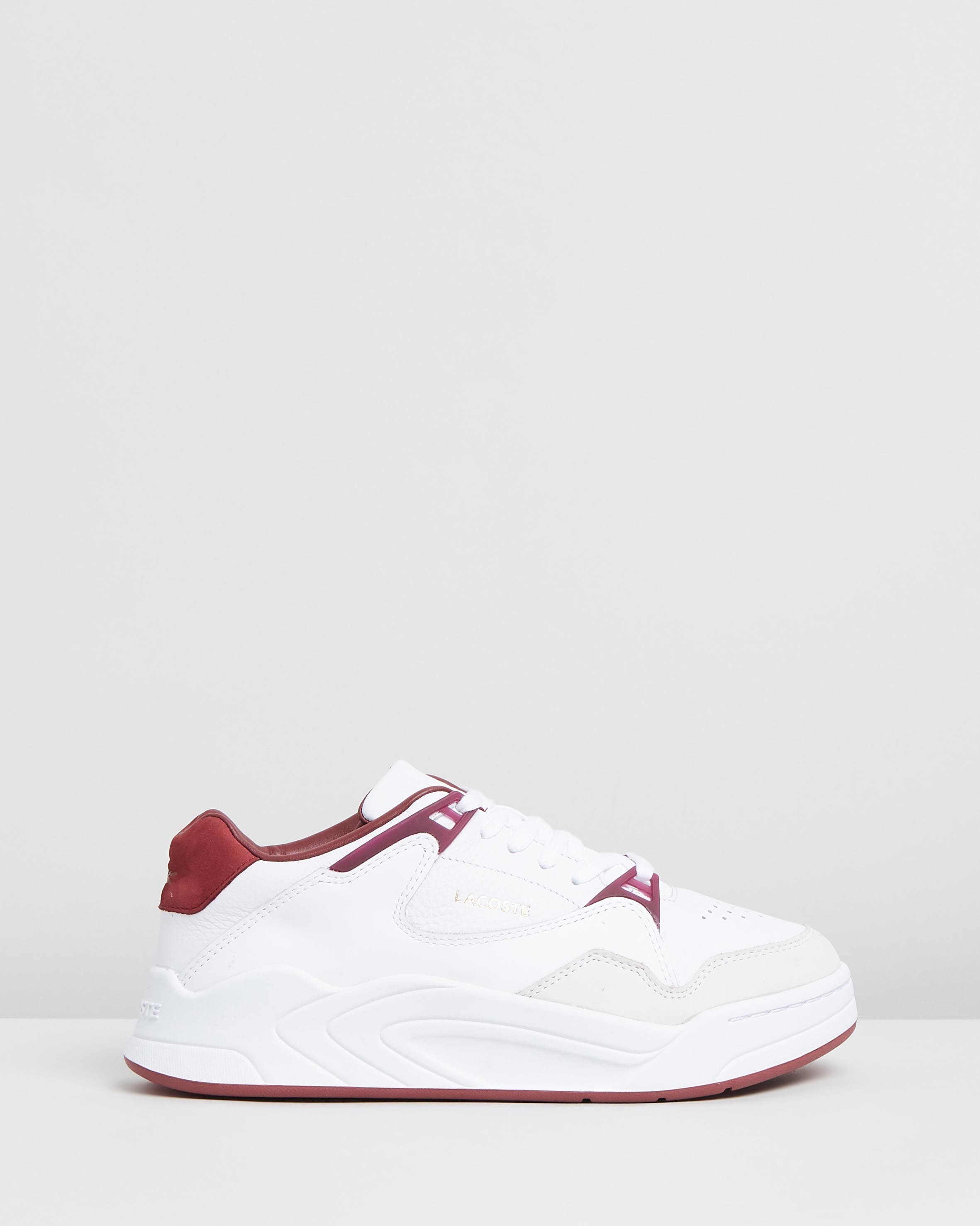 lacoste white sneakers womens