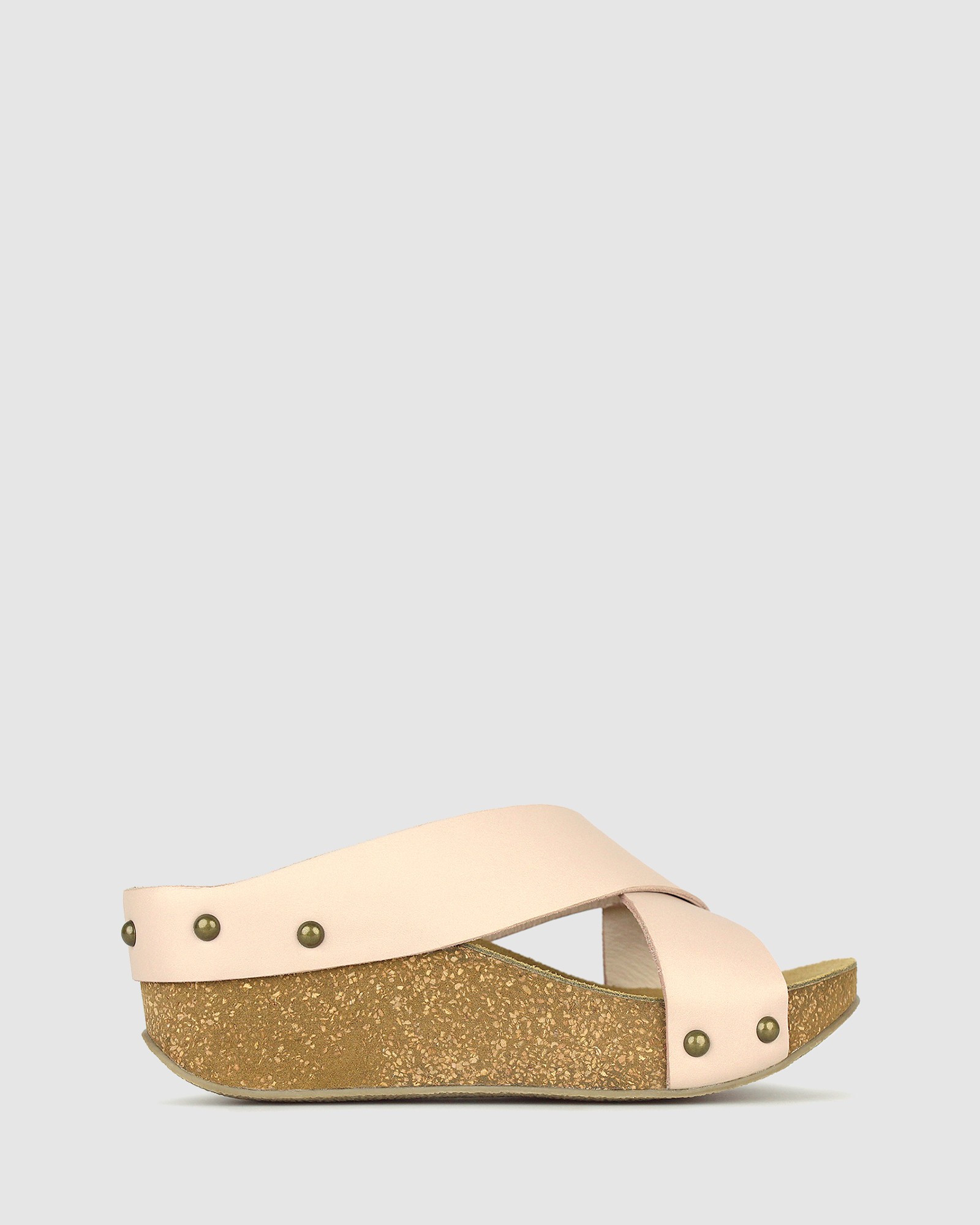 Franca Cork Wedge Sandals Ice by Airflex | ShoeSales