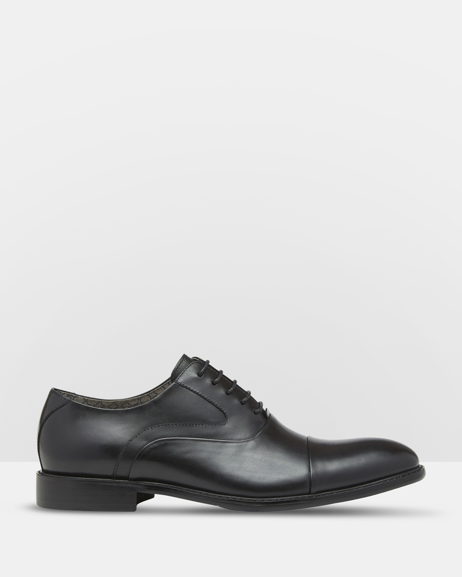 Frank Leather Oxford Shoes Black by Oxford | ShoeSales