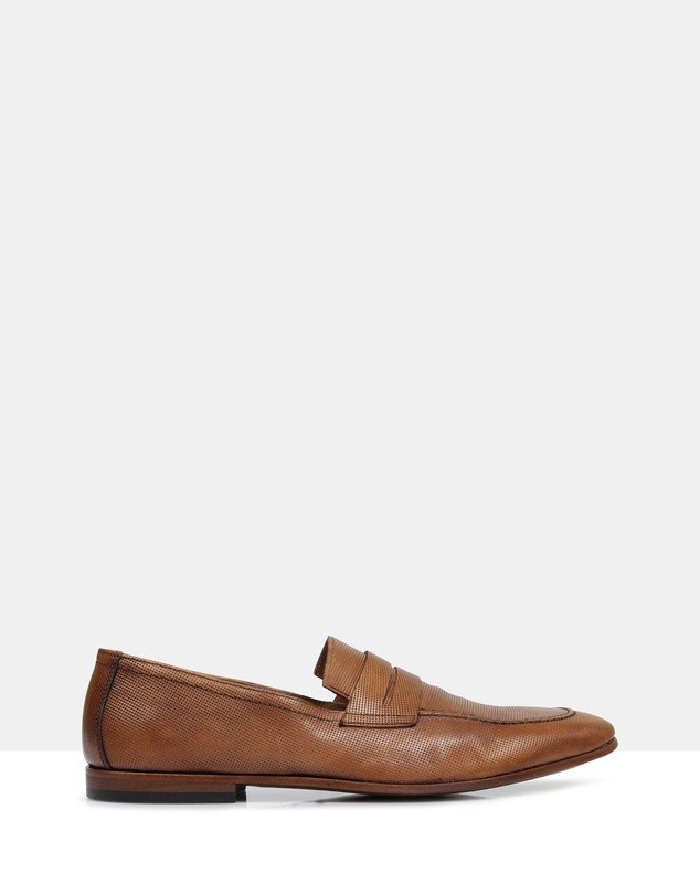 Jamal Leather Loafers Cuoio by Brando | ShoeSales