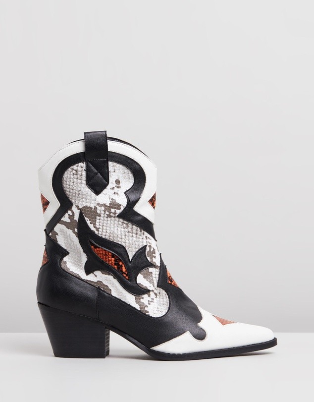 Kamila Boots Multi Snakeskin by Spurr | ShoeSales