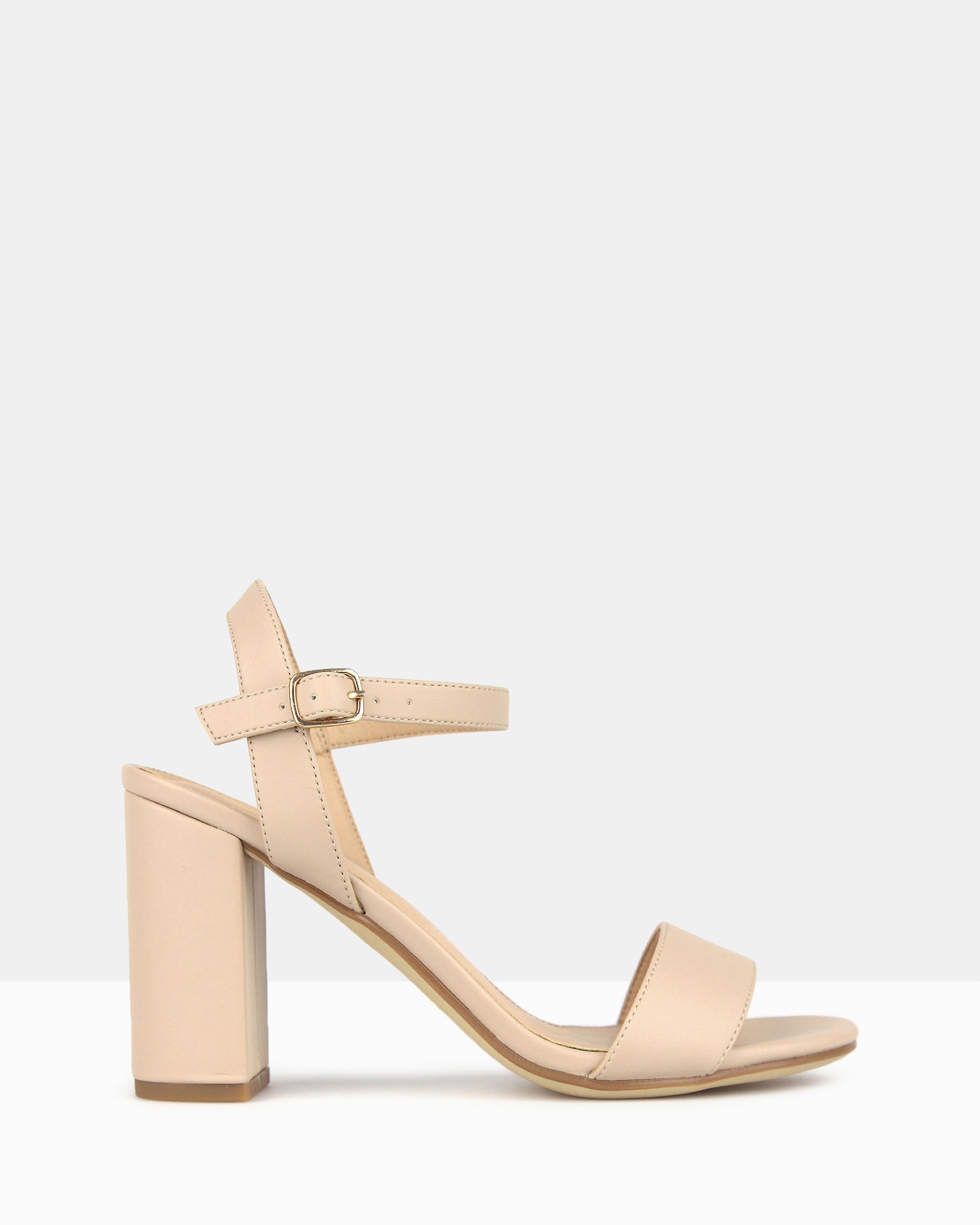 Karly Block Heel Sandals Nude by Betts | ShoeSales