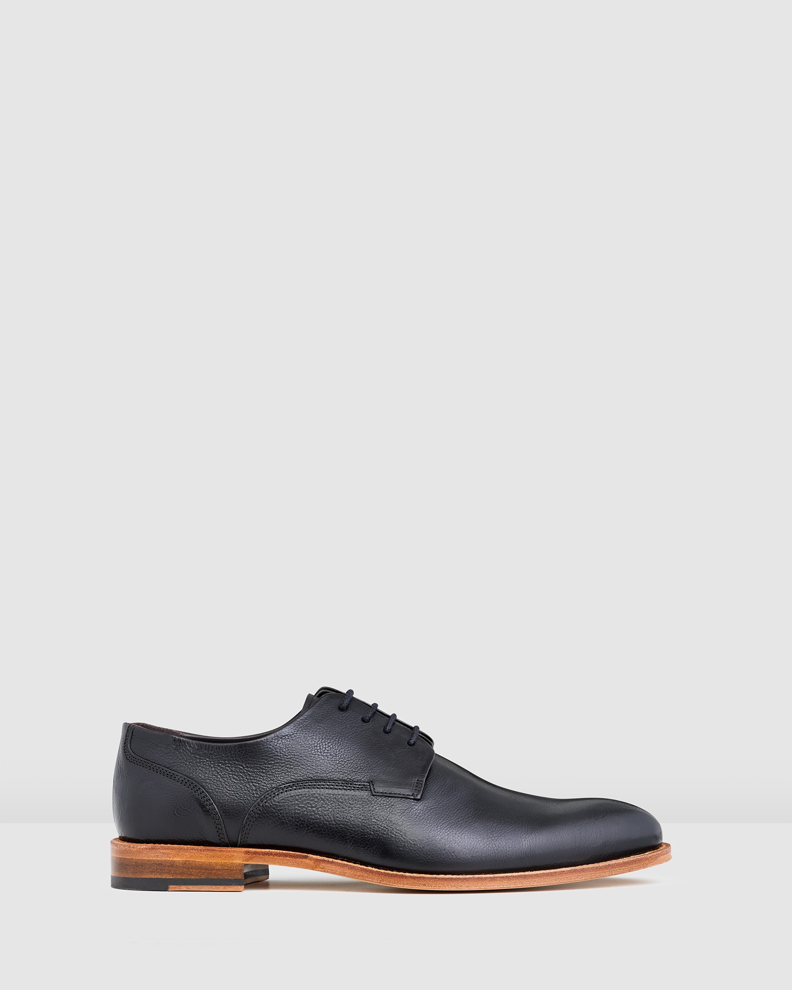 Kennard Lace Ups Black by Aquila | ShoeSales