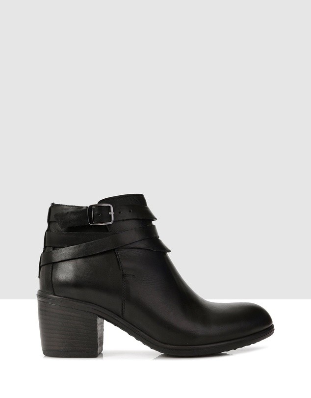 Leda Ankle Boots Black by S By Sempre Di | ShoeSales