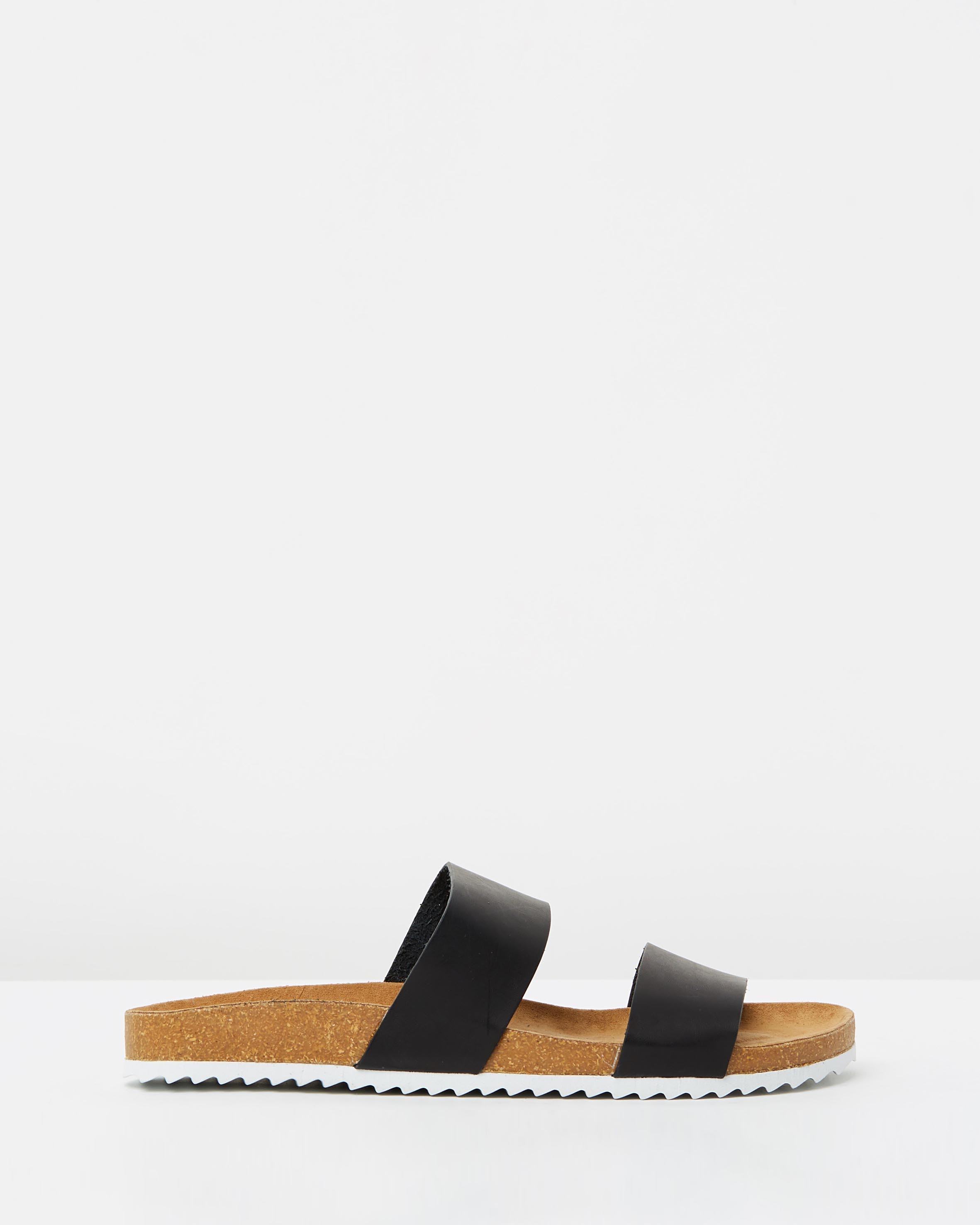 Lucy Slides Black by Spurr | ShoeSales