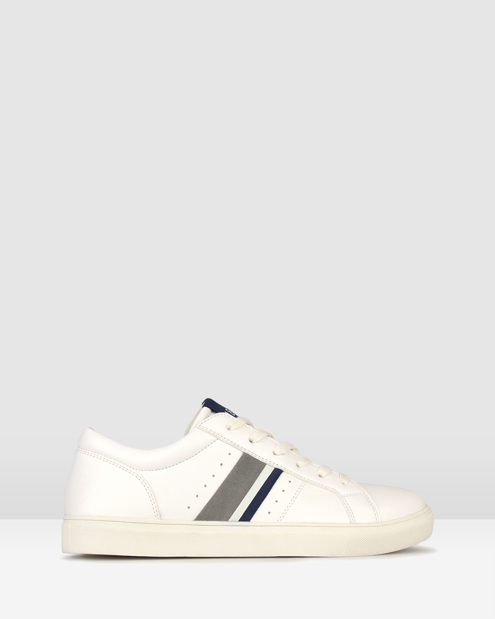 Nate Low Top Lifestyle Sneakers White by Betts | ShoeSales