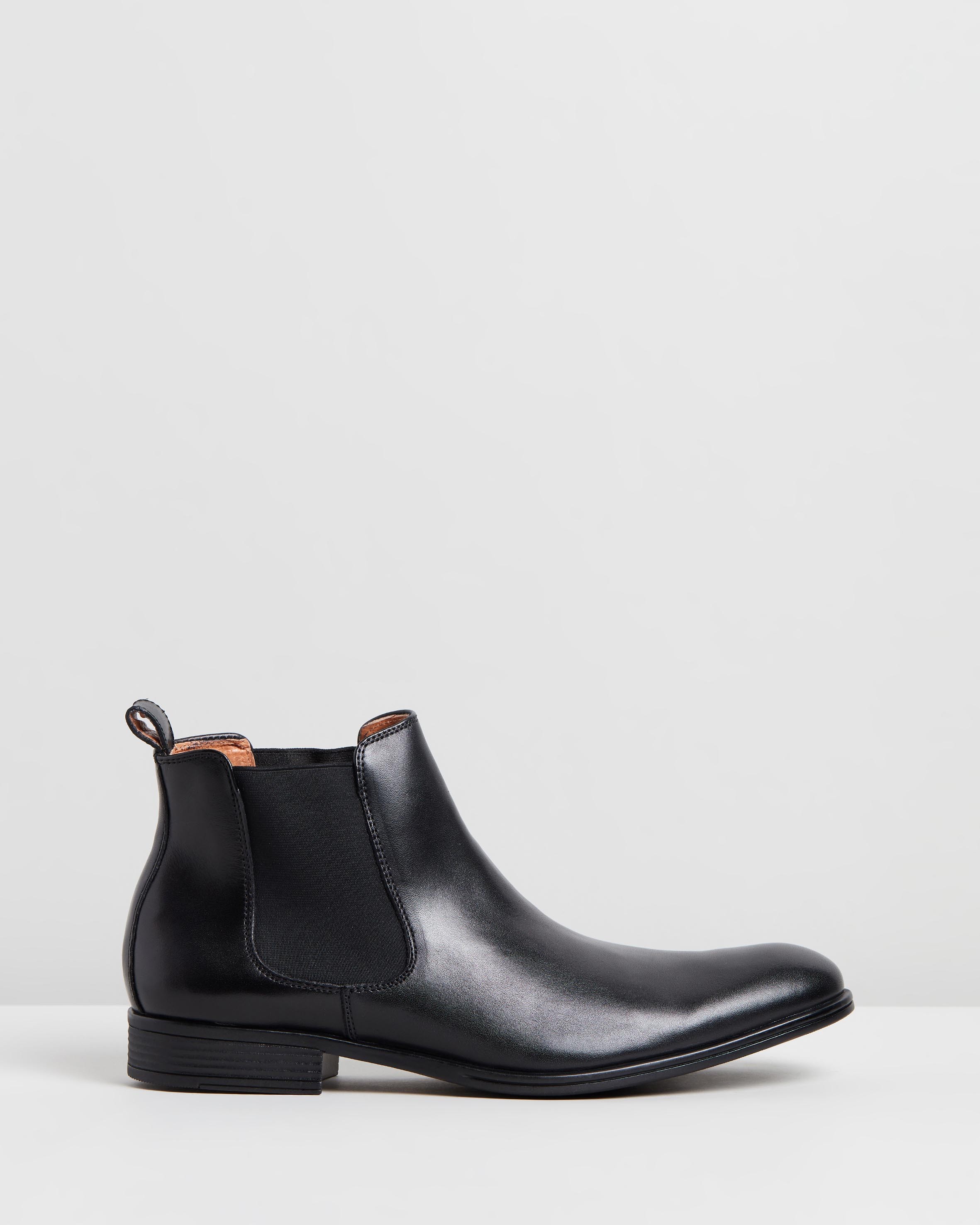 Pace Performance Chelsea Boots Black by Jeff Banks | ShoeSales