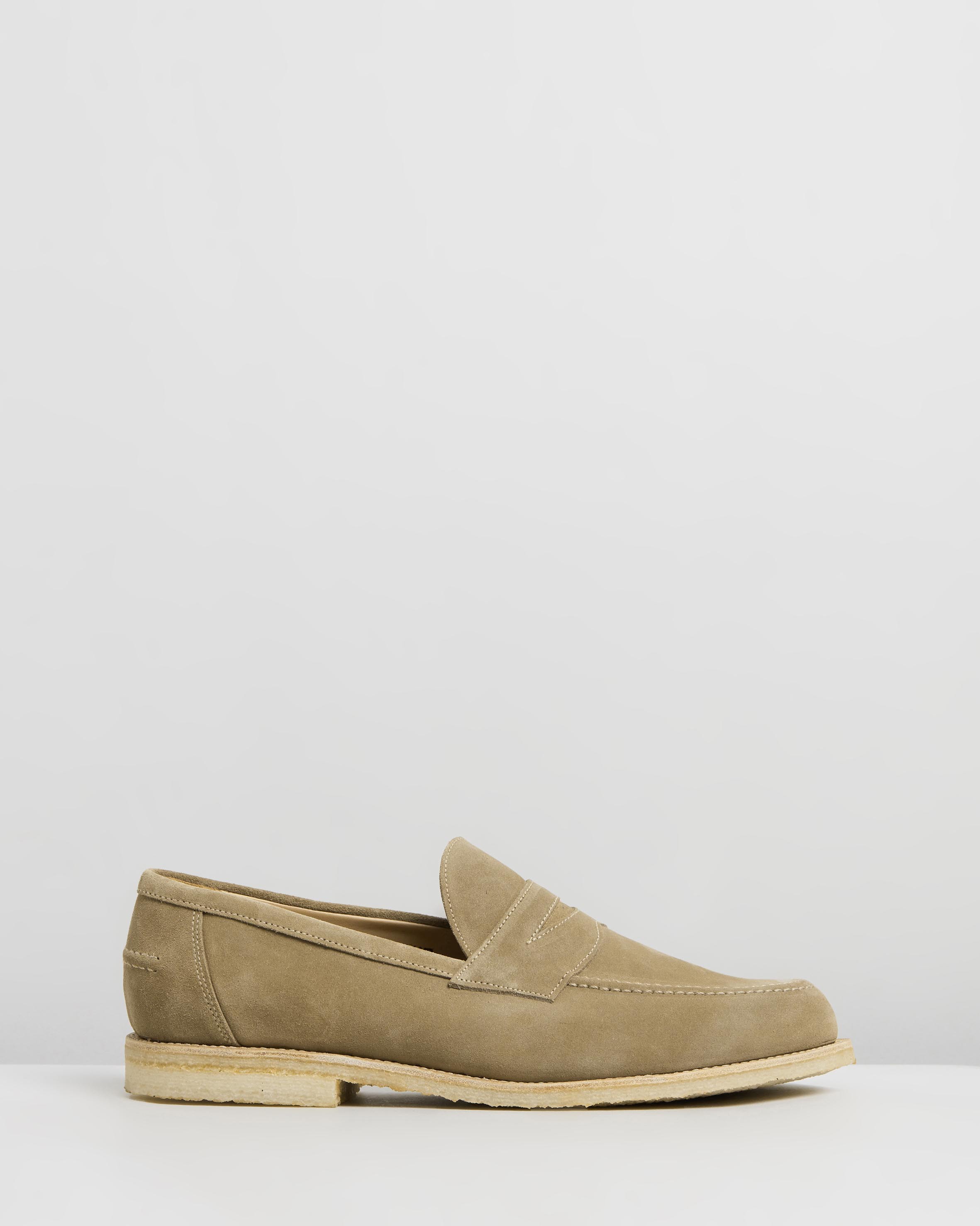 Penny Loafers Dirty Buck Suede by Sanders | ShoeSales