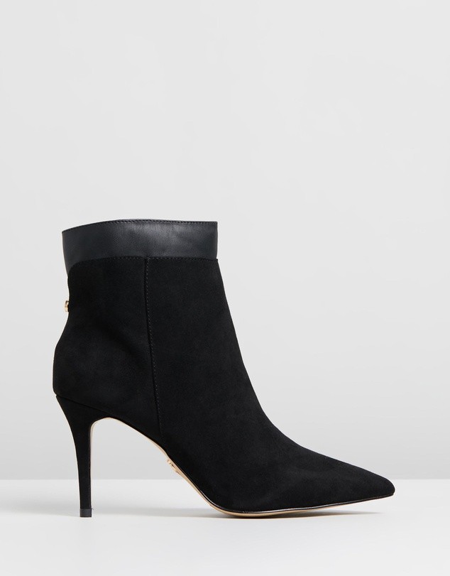Pointed Ankle Boots Black by Lipsy | ShoeSales