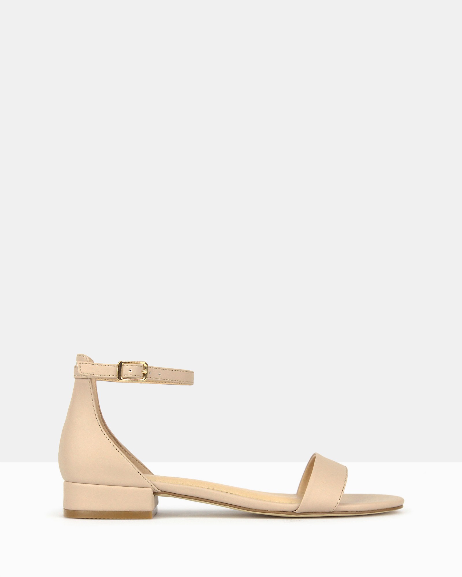 nude low sandals