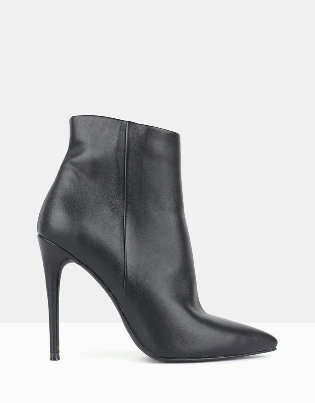 Sophie Stiletto Ankle Boots Black by Betts | ShoeSales