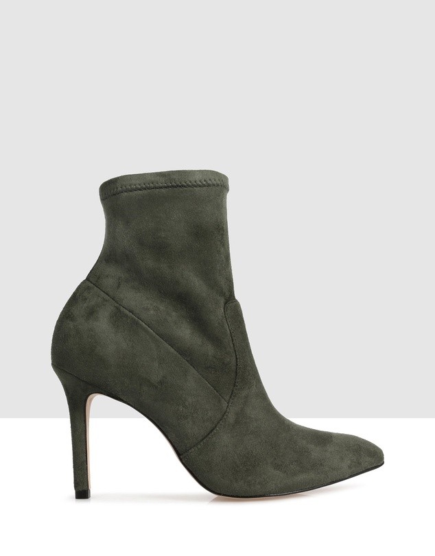 Tierra Ankle Boots Green by Sempre Di | ShoeSales