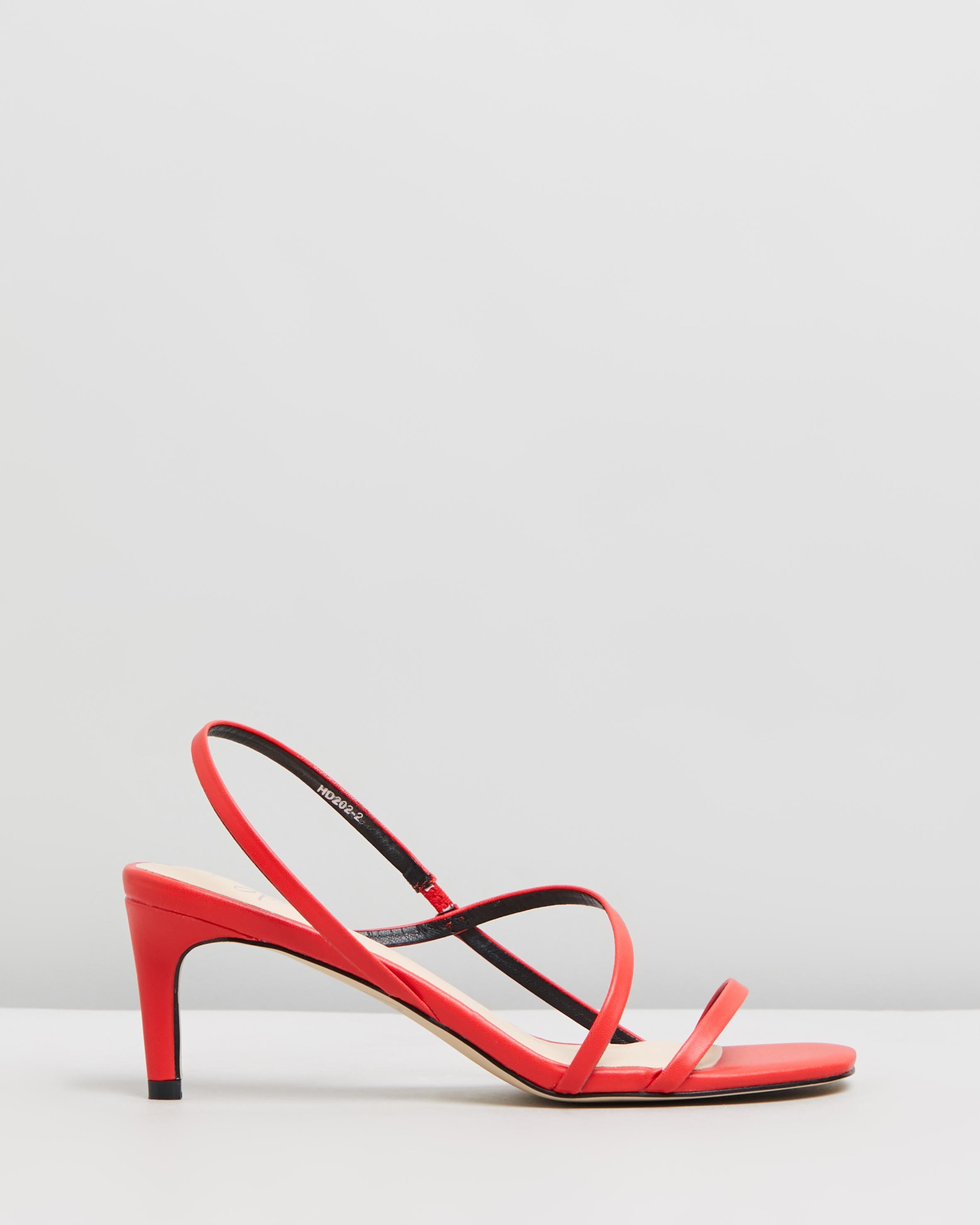Valeria Heels Red Smooth by Spurr | ShoeSales